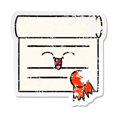 sevimli çizgi sertifika sıkıntılı etiket