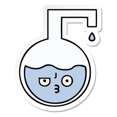 etiket bir sevimli çizgi bilim deneme 