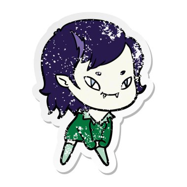 bir çizgi film dostu vampir kızın sıkıntılı etiket