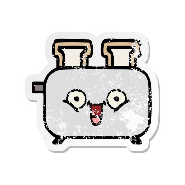 sevimli çizgi dolusu sıkıntılı etiket