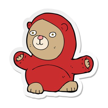 çizgi film ayıcık etiketi