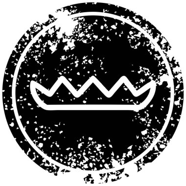 basit yaprakları sıkıntılı simgesi