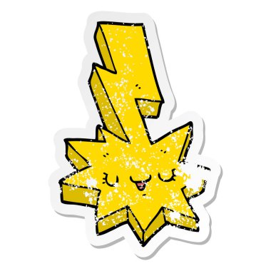 bir çizgi film yıldırım sıkıntılı etiket