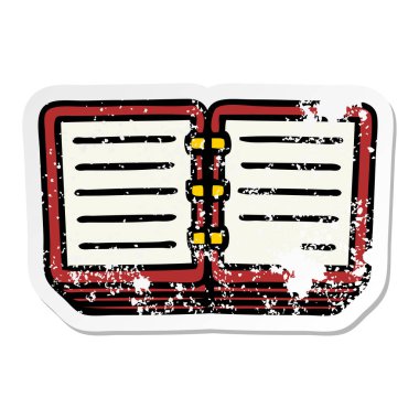 sevimli çizgi yığın Günlükler sıkıntılı etiket