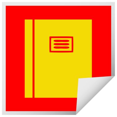 etiket karikatür bir günlük kitap peeling Meydanı