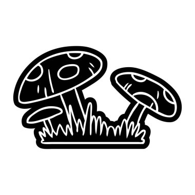 bir kurbağa tabure çizgi film simgesi