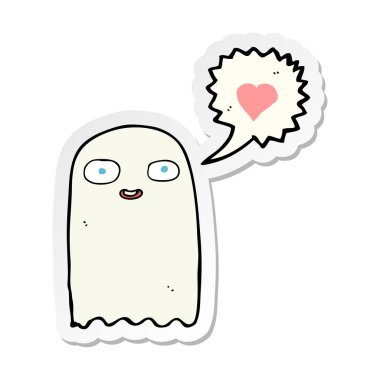 etiket bir karikatür hayaletin