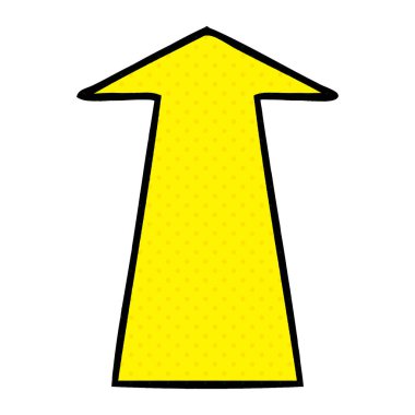 çizgi roman tarzı ilginç karikatür oku