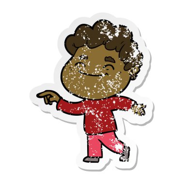 bir çizgi film dostu adamın sıkıntılı etiket