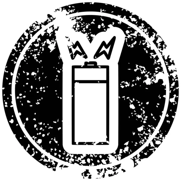 Symbol Für Batterieprobleme — Stockvektor