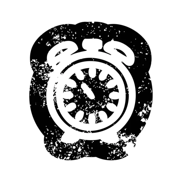 目覚まし時計アイコンのシンボル — ストックベクタ
