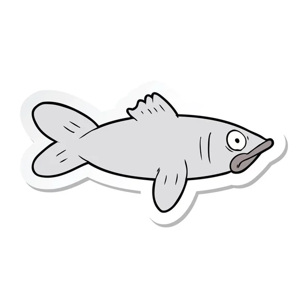 물고기의 스티커 — 스톡 벡터