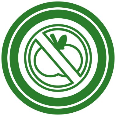 sağlıklı gıda dairesel simge yok