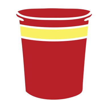 ilginç karikatür bitki pot el çekilmiş