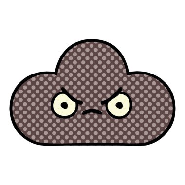 çizgi roman tarzı çizgi film fırtına bulutu