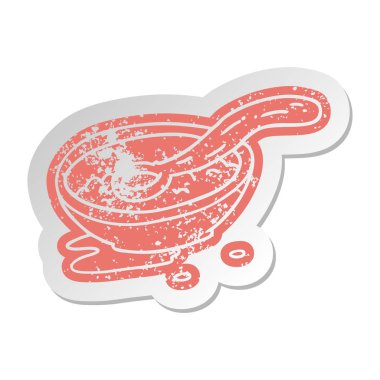 tahıl Bowl sıkıntılı eski etiket