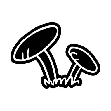 çizgi film simgesi bazı mantar