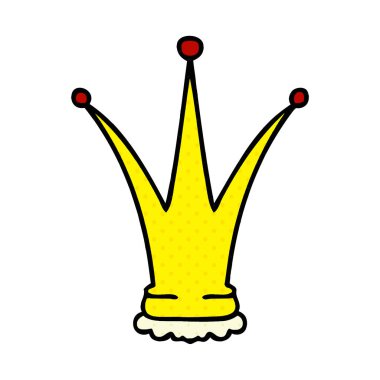 ilginç çizgi roman tarzı çizgi film altın taç