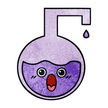 Retro grunge doku çizgi film bilim deneme 