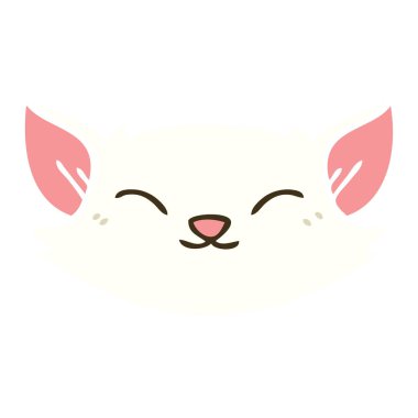 ilginç el çizilmiş karikatür kedi