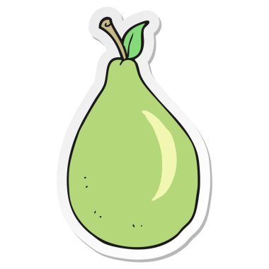 bir çizgi film armut etiket