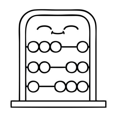 Çizim karikatür abacus