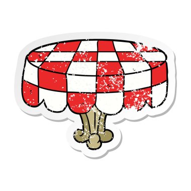 bir çizgi film tablo sıkıntılı etiket