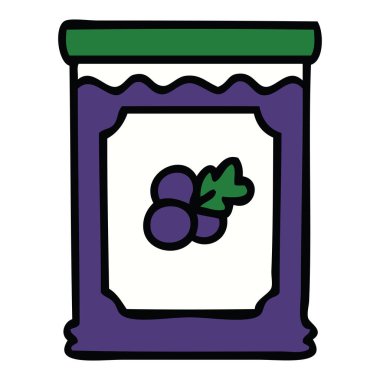 ilginç el çekilmiş çizgi film yaban mersini reçeli