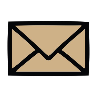 sevimli çizgi kağıt zarf