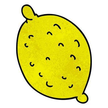 ilginç karikatür limon el çekilmiş