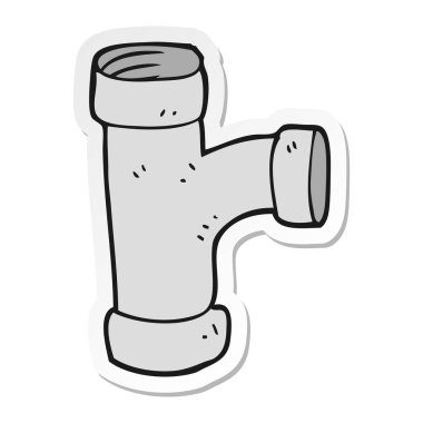 bir çizgi film boru etiket