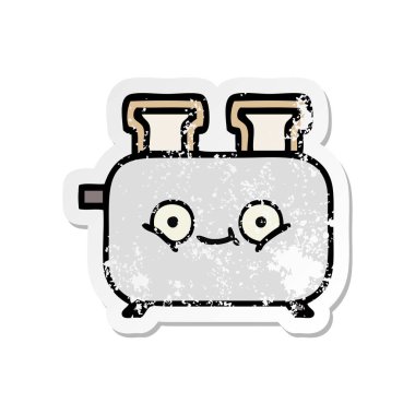 sevimli çizgi dolusu sıkıntılı etiket