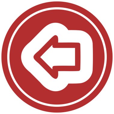 beyaz işaret eden ok sembolü