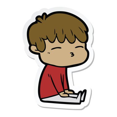 etiket dostum sinirli bir karikatür