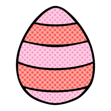 çizgi roman tarzı ilginç karikatür Paskalya yortusu yumurta