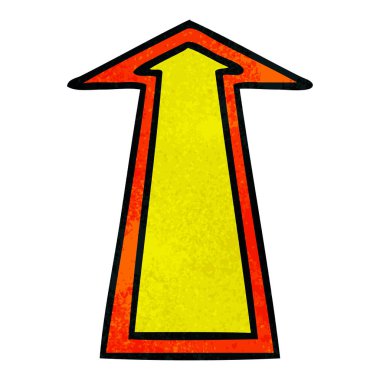 el çekilmiş ilginç karikatür oku