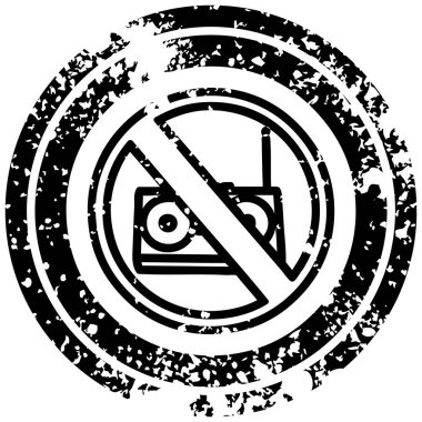 hiçbir müzik sıkıntılı simgesi simgesi