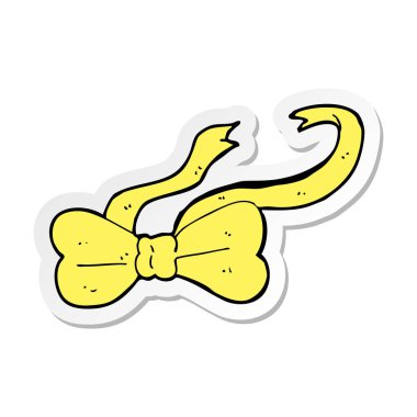 çizgi film papyon etiket