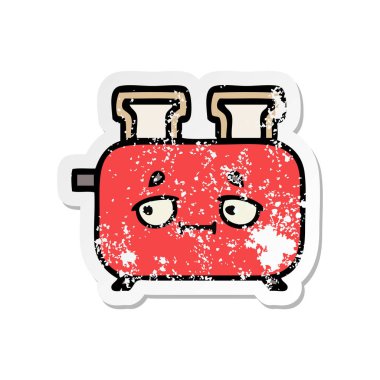 sevimli çizgi dolusu sıkıntılı etiket