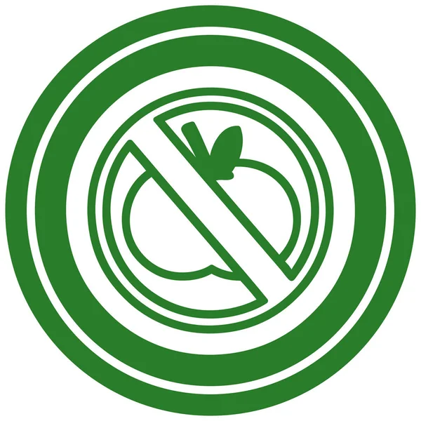 sağlıklı gıda dairesel simge yok