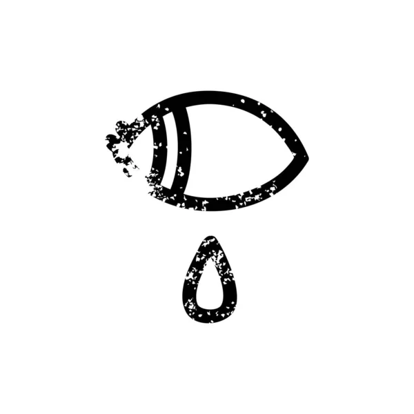 Символ Ікони Плаче Стражданням Очей — стоковий вектор