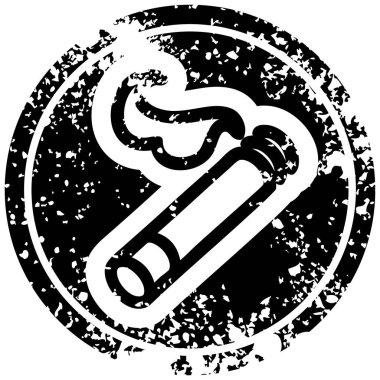 Sigara sıkıntılı simgesi simgesi yaktı