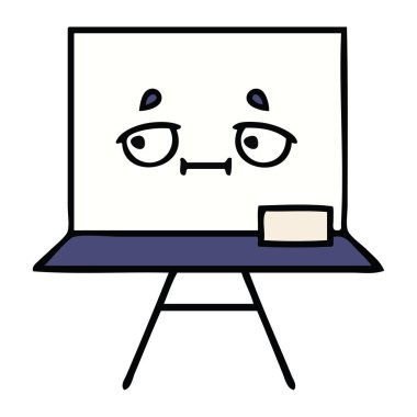 sevimli çizgi beyaz tahta