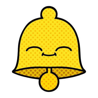 çizgi roman tarzı karikatür bir çan