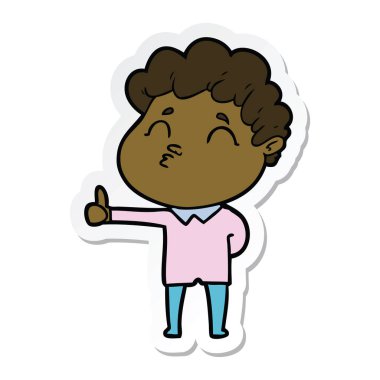 surat asmayı bir çizgi film adamın etiket