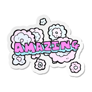 etiket kelime şaşırtıcı bir karikatür