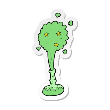 etiket bir karikatür iksiri