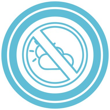 Hava dairesel simge yok