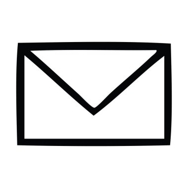 Çizim karikatür kağıt zarf