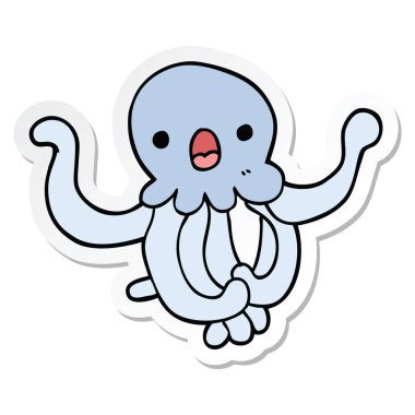 çizgi film Deniz anası etiketi